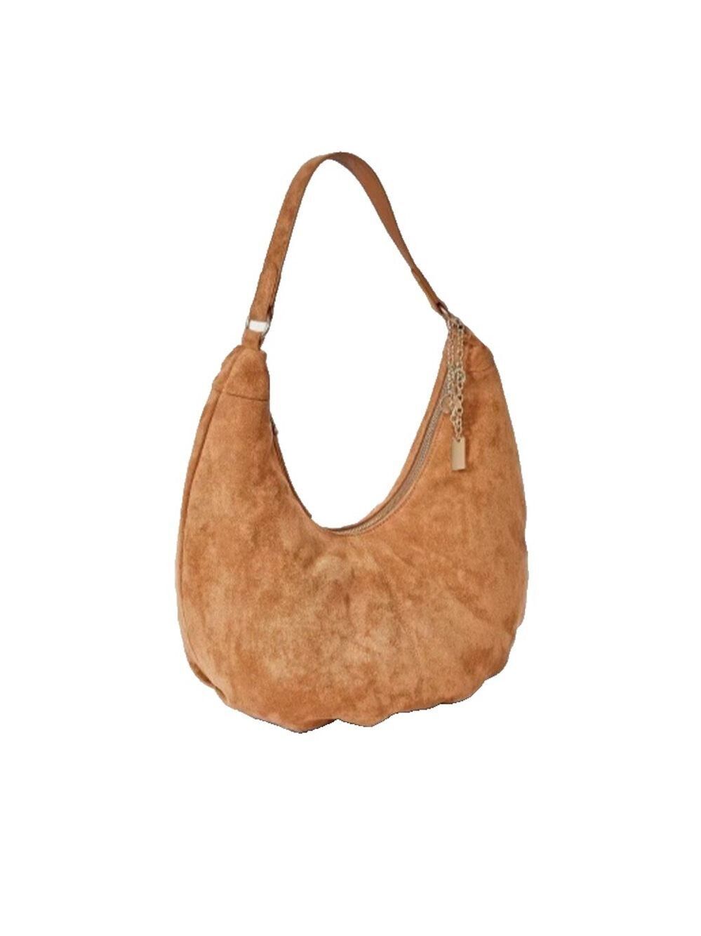 Universal Thread Oversized Crescent Shoulder Bag Brown